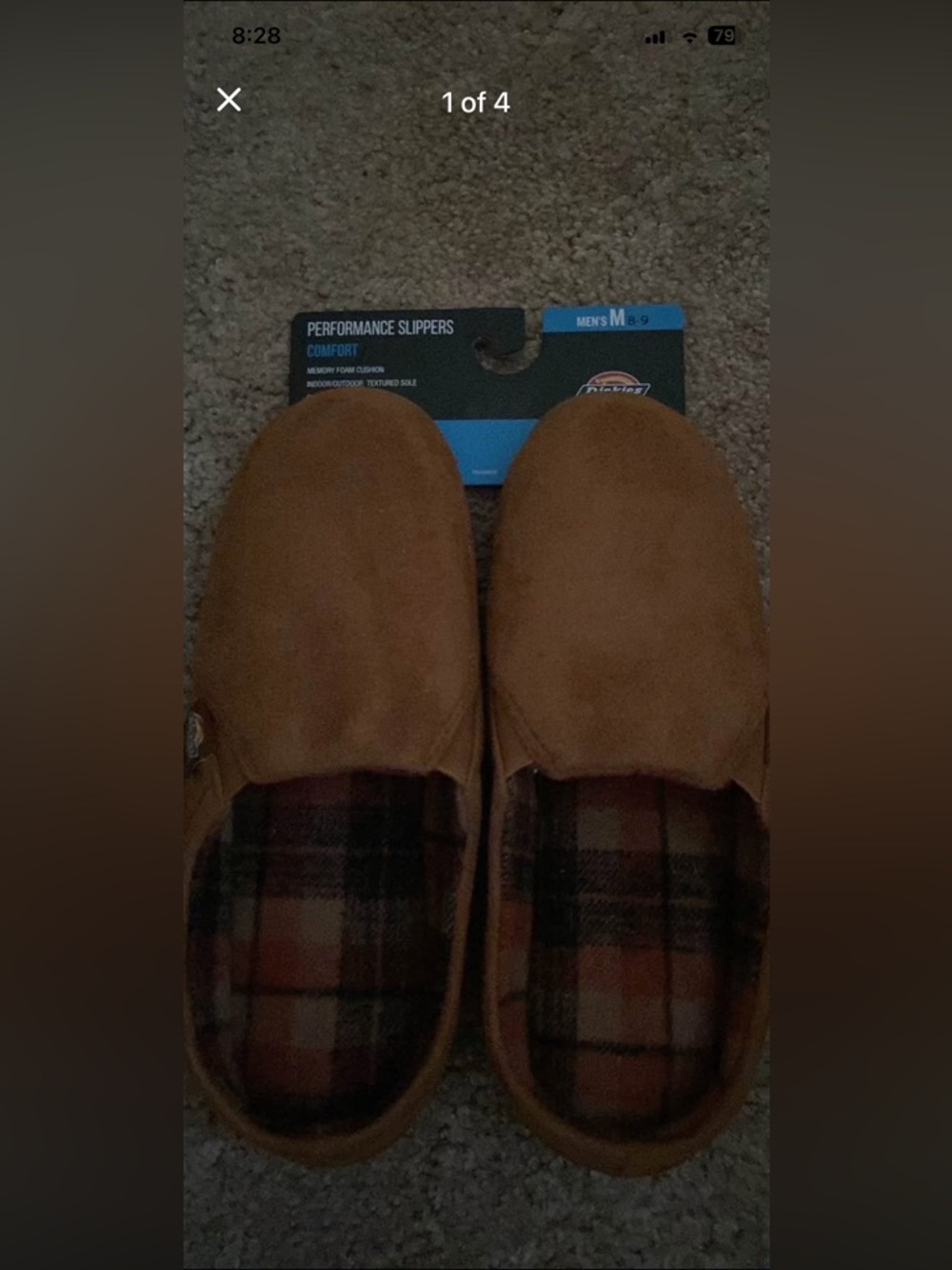 Dickies Men's Brown Slip-On Performance Loafers